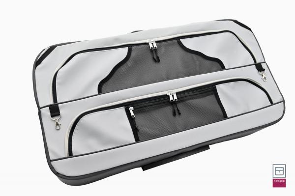 VanEquip Fensterpacktasche links (Fahrerseite)  mit Rückwand für California Beach, Multivan und Caravelle T5/T6/T6.1 - kurzer Radstand